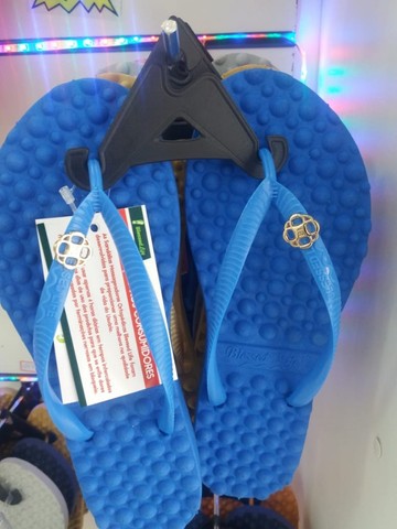 Chinelas massageadoras