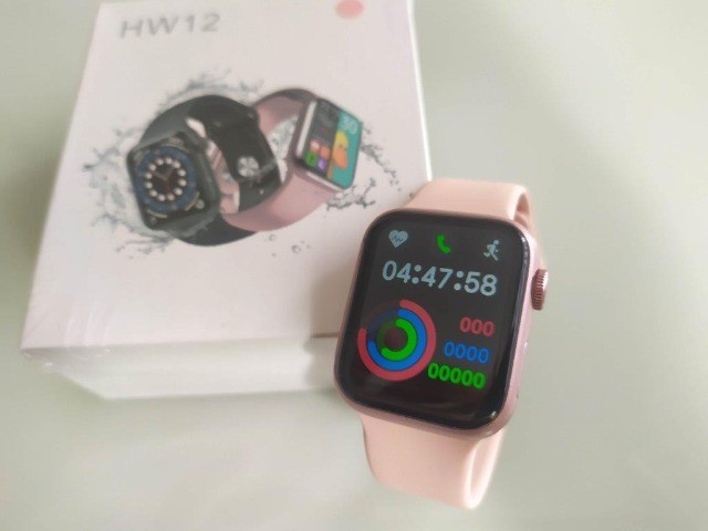 relogio inteligente rosa