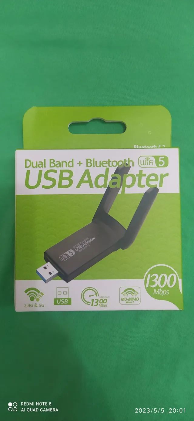 ADAPTADOR WIFI DUAL BAND 5G E 2G