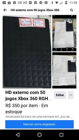 Hd Externo 1 Tb Para Xbox Rgh