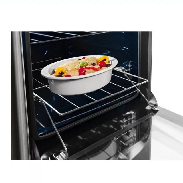 Fogão Consul 4 inox com mesa de vidro zerado  - Foto 3