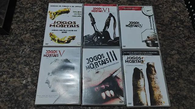 Coleção Dvds Filmes - Jogos Mortais