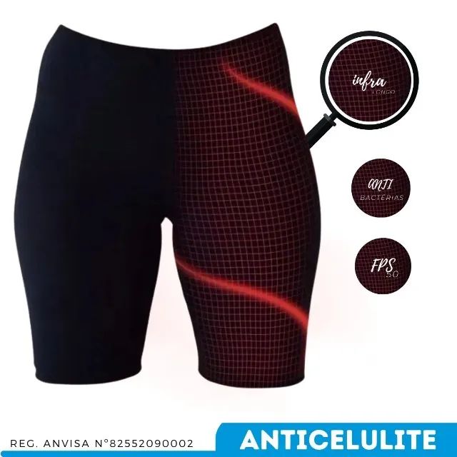 Short Infravermelho Longo e Proteção Ufp 50+ Beleza Original - Foto 2