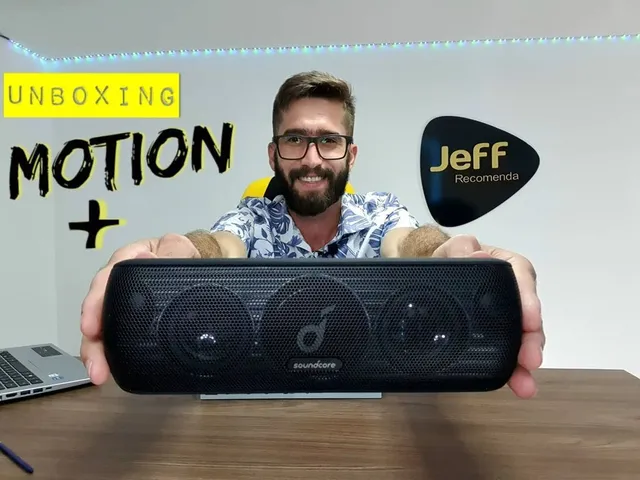 Caixa de som Anker Soundcore Motion Plus - R$650 (Arranhão na grade)