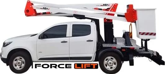 Cesto aéreo 10 metros isolada 46kv Force Light 10Ai - Foto 2