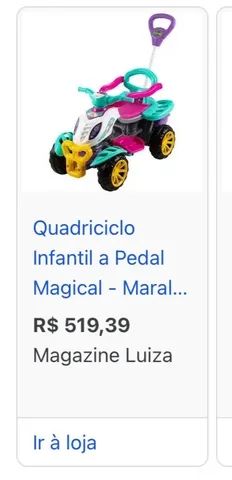 Quadriciclo Infantil Menina Maral - 3111