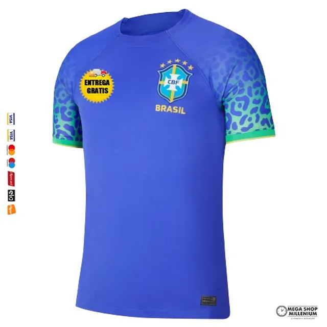 camisa do Brasil Azul falsificada - Roblox