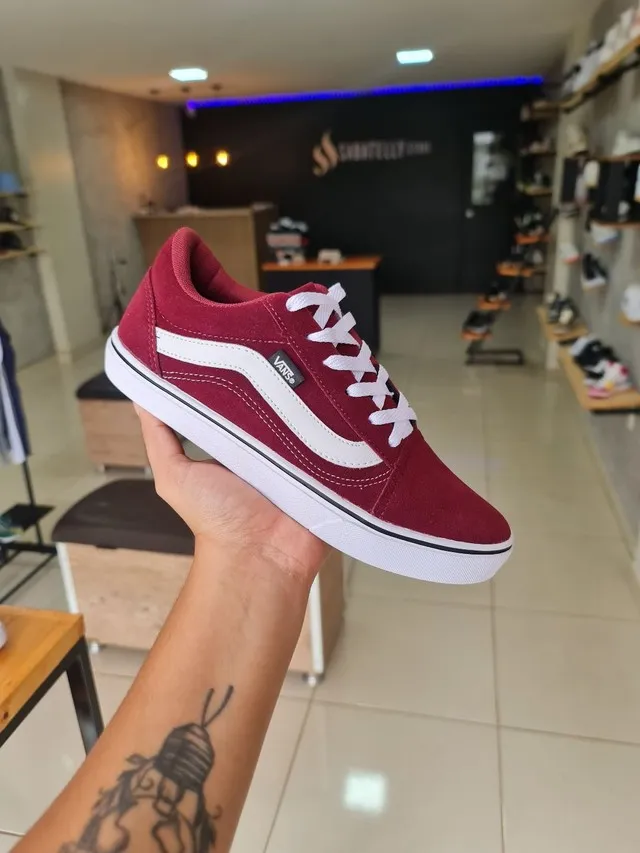 Vans old skool vinho (entrega grátis)