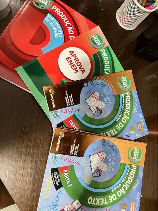 Livros Didáticos Produção de Texto Moderna - Foto 3
