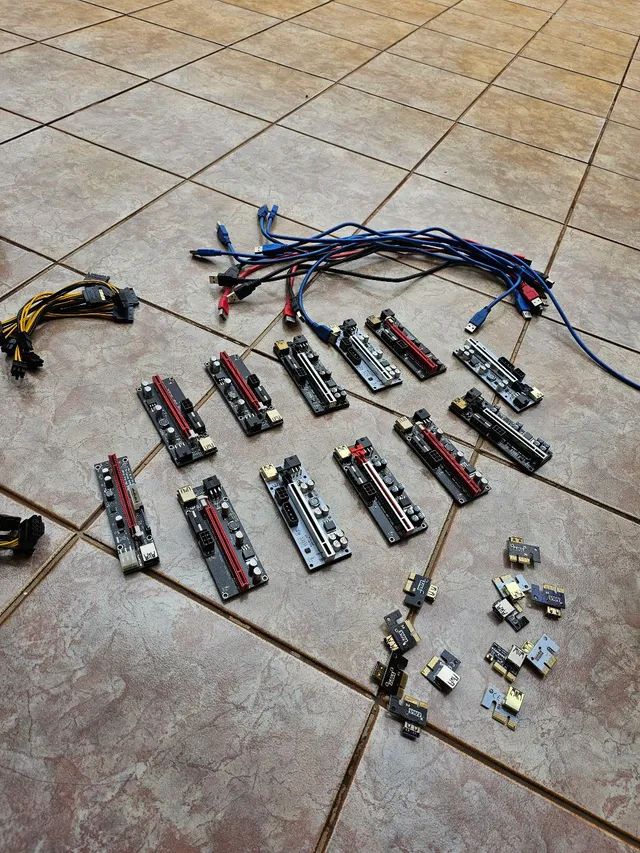 Kit 8 Riser Usb 3.0, Gpu externa, Mineração de criptomoeda - Foto 2