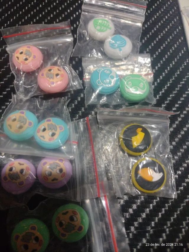 Grips Nintendo switch  proteção do analógico  - Foto 3