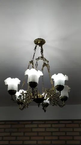 Luminárias Lustres Arandelas Plafom Rústico Bronze - Foto 2