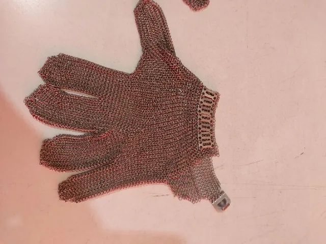 Luva De Segurança Malha Aço Inox Açougue Anticorte Chinamex