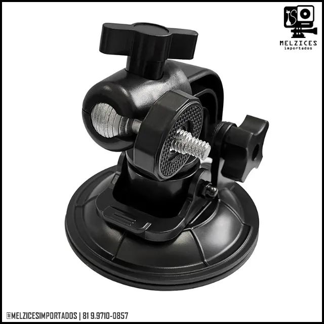Ventosa Robusta de 9cm Para GoPro e similares - Foto 6