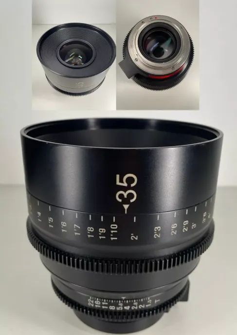 Jogo De 8 Lentes Cinema Xeen + Case + Adaptador Anamórfico - Foto 4