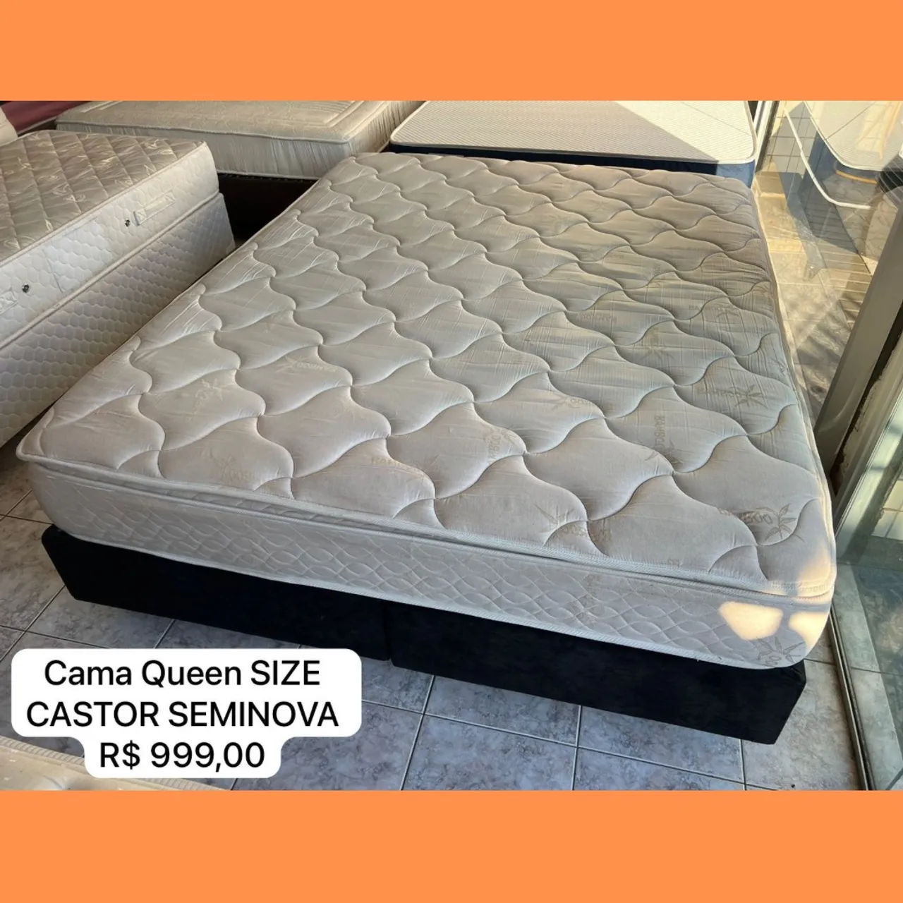 Cama Queen Size Castor