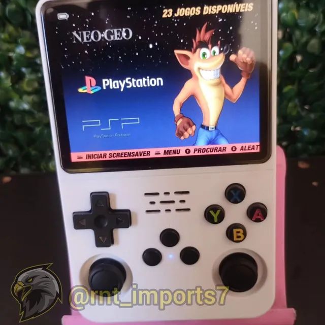 Console portátil vídeo game retrô Gameboy R36S  - Foto 6