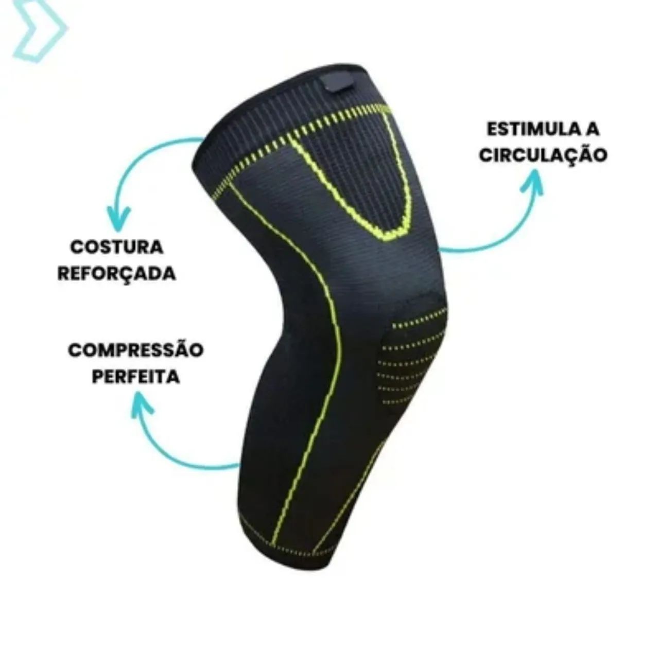 Joelheira meia de compressão  - Foto 4