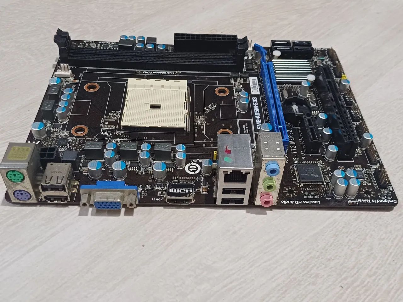 Placa mae ddr3 ,soquet FM2 ,bios atualizada - Foto 2
