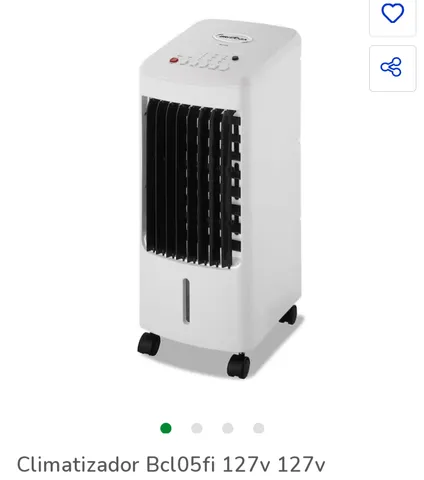 Climatizador de ar Britânia bcl05 com controle remoto