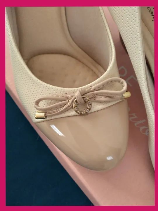 Sapato feminino salto baixo ultra conforto  - Foto 2