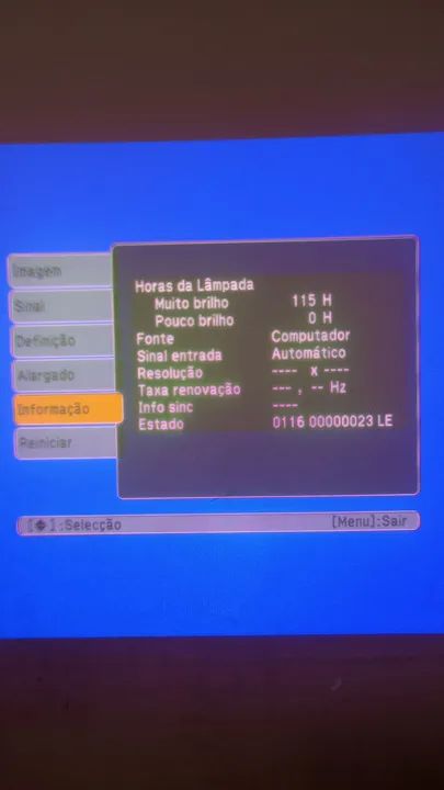 Projetor EPSON LCD PowerLite S5+