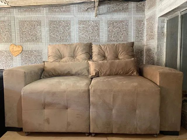 Sofa retrátil de 1,60cm  preço de fábrica  - Foto 3