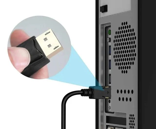 Cabo Displayport Para Hdmi 4k / Dp Para Hdmi  1.8 Metro - Foto 4