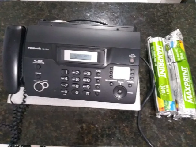 FAX Panasonic modelo FT932 em perfeito funcionamento + Duas bobinas de papel