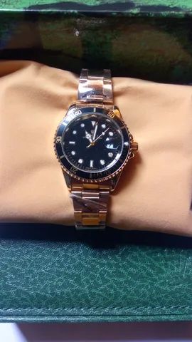 Relógio Masculino Quartz Fundo Azul - Foto 2