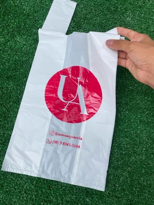 Sacola alça camiseta personalizada com sua logomarca! - Foto 2