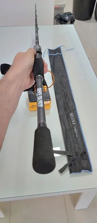 Kit pesca carbono albatroz novo $ 150 - Foto 4