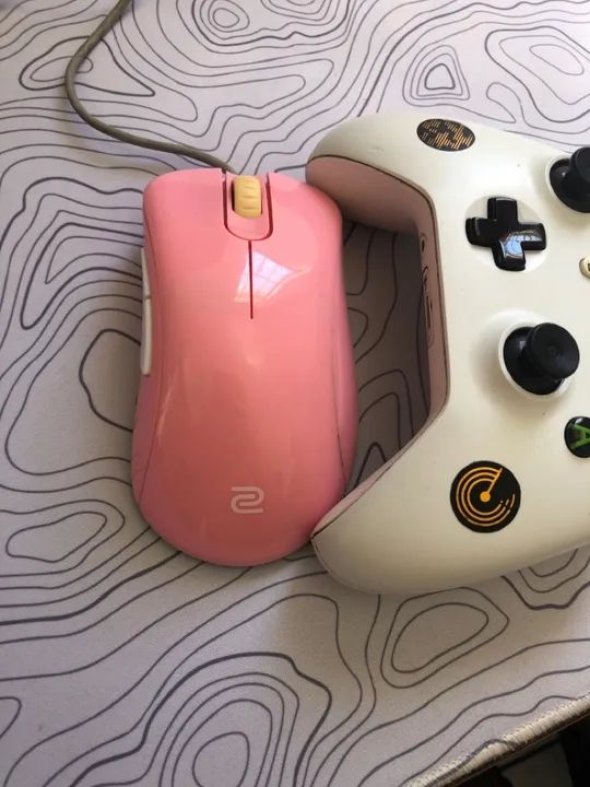 Mouse Zowie EC1-B Divina Pink Edição limitada - Foto 3