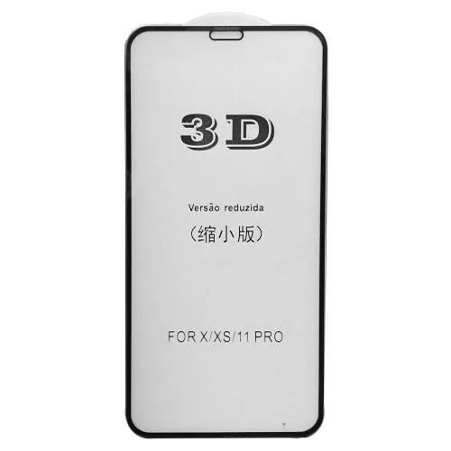 Película de Vidro Temperado 3D para iPhone X/XS/11 Pro