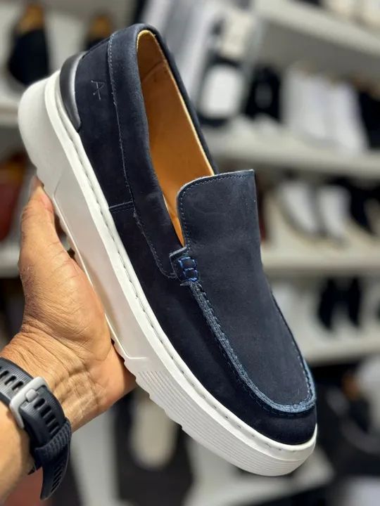 Mocassim de couro Aramis - Foto 3