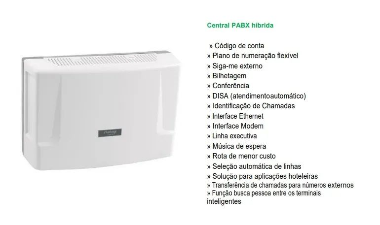 Central telefônica Intelbras Impacta 68i - Foto 3