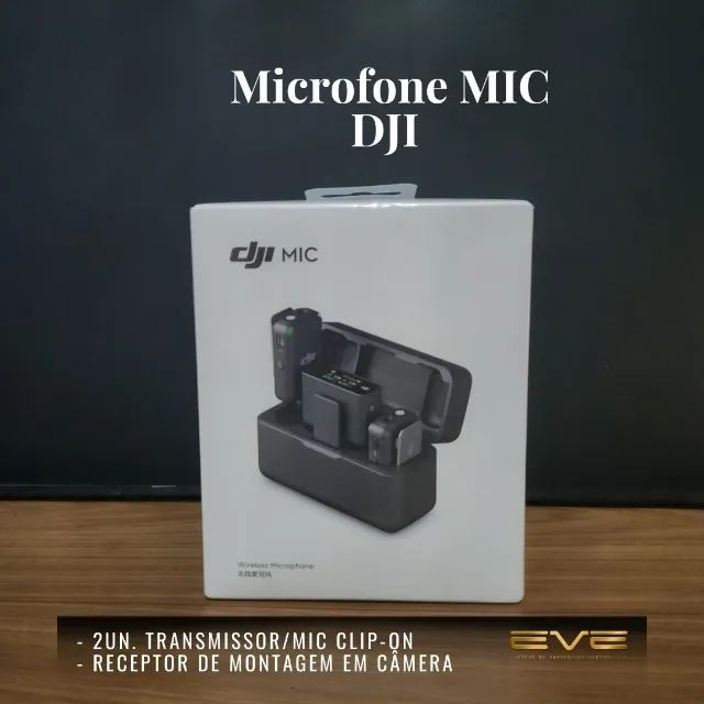 Kit microfone DJI Mic, Lacrado!