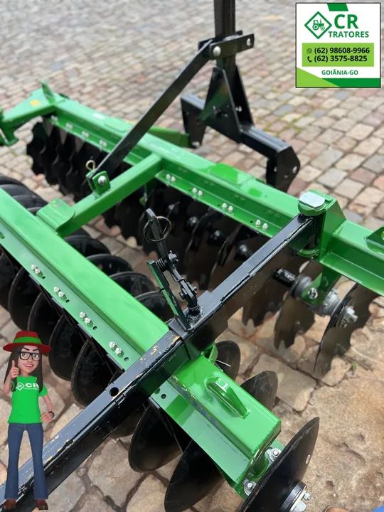 Grade Niveladora 28 discos - TATU. - Foto 4