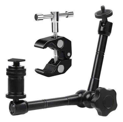 Braço Articulado (11 Polegadas/ 28cm) para câmera, Led e monitor