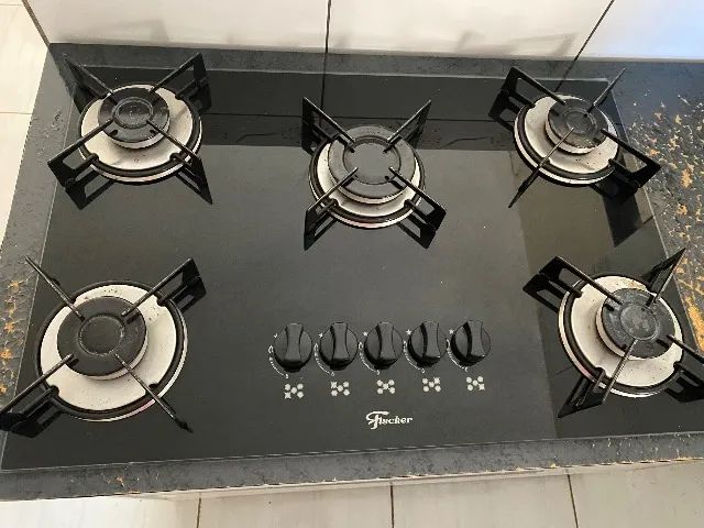Fogao cooktop 5 bocas 