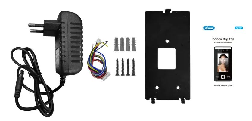 Relógio Ponto Digital Knup KP-RE1037 com Reconhecimento Facial Biometria E Cartão - Foto 4