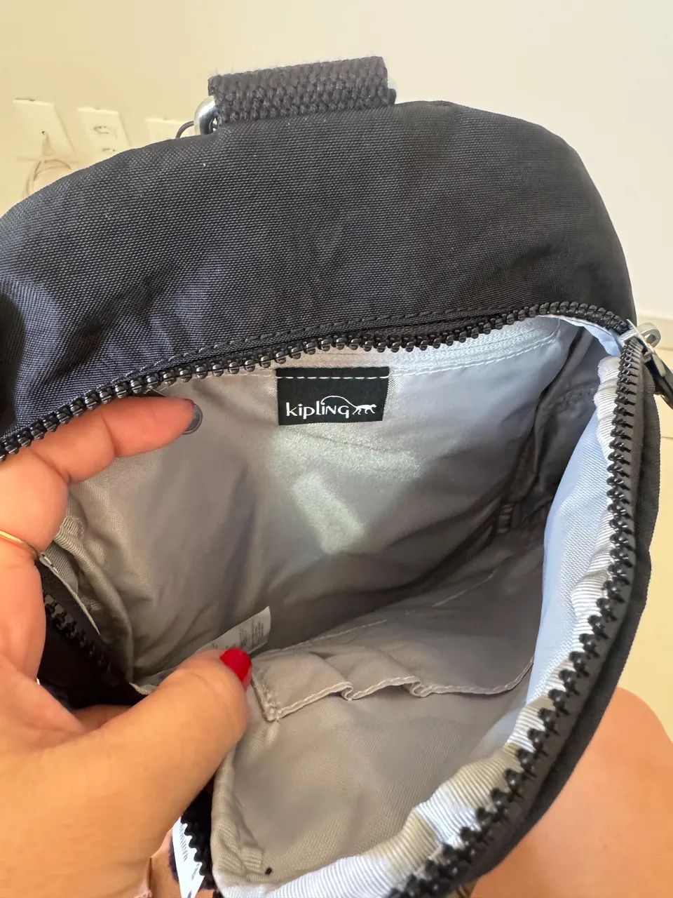 Bolsa kipling ombro preta original - Foto 5