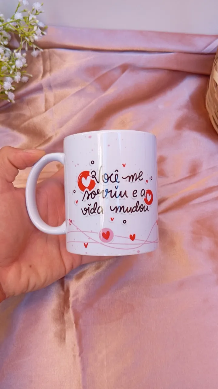 CANECA PERSONALIZADA NOSSA HISTÓRIA - PRONTA ENTREGA