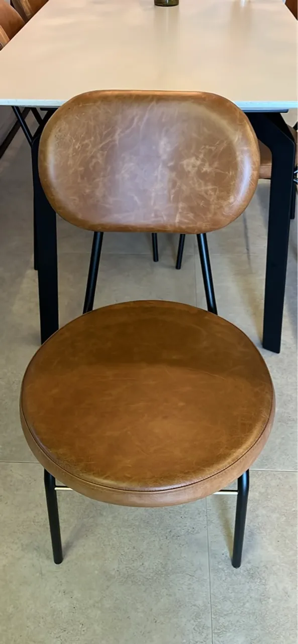 Cadeiras Bouman (6 unidades) - Mezas Design & Co | Couro Legítimo