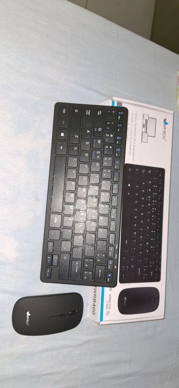 Kit Teclado e Mouse Sem Fio APP-TECH WRB400