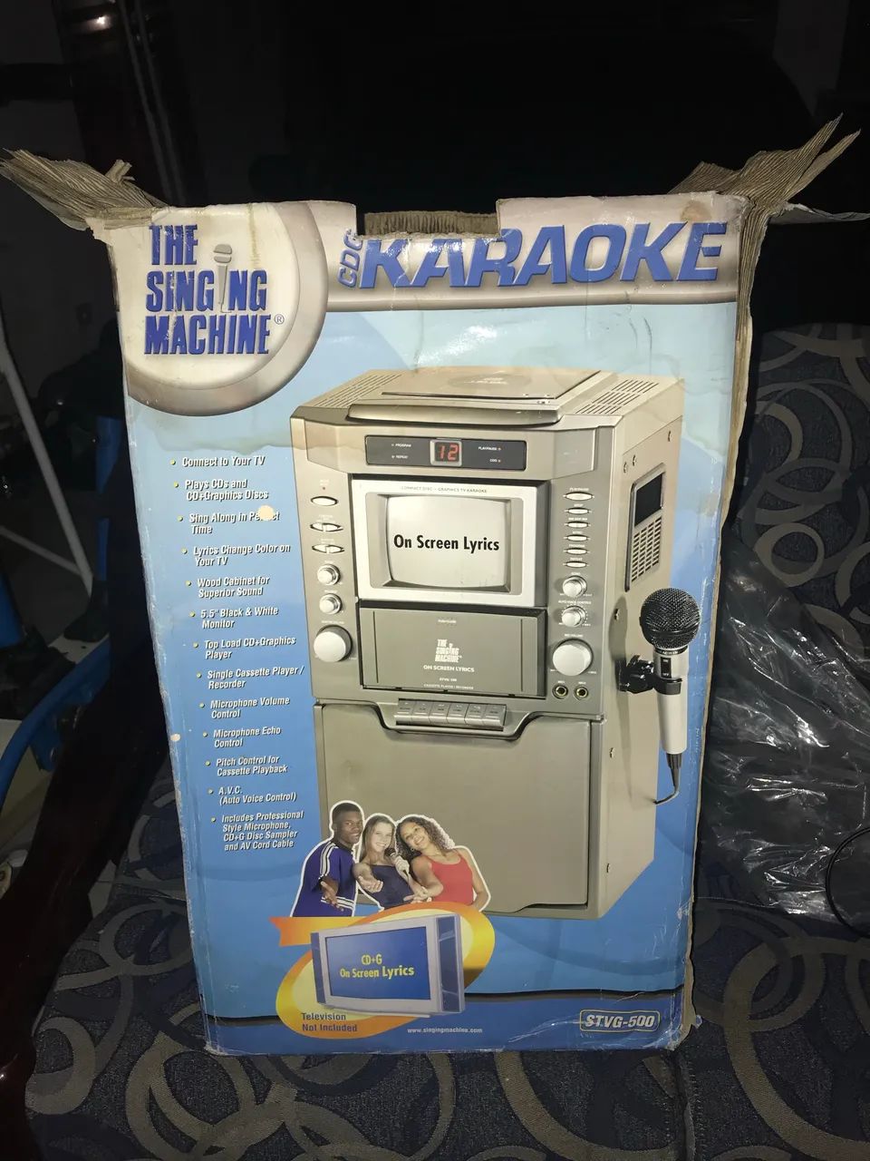 karaokê da marca The Singing Machine STVG-500