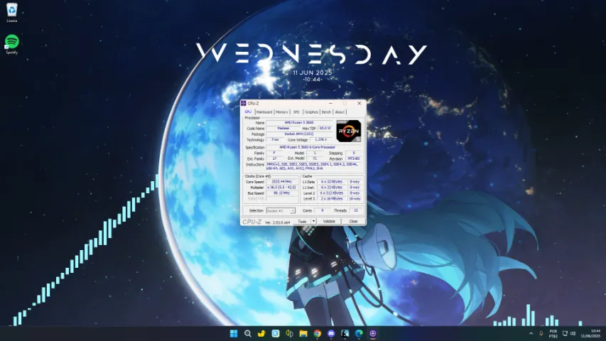 Kit Ryzen 5 3600 + A520m ASROCK
