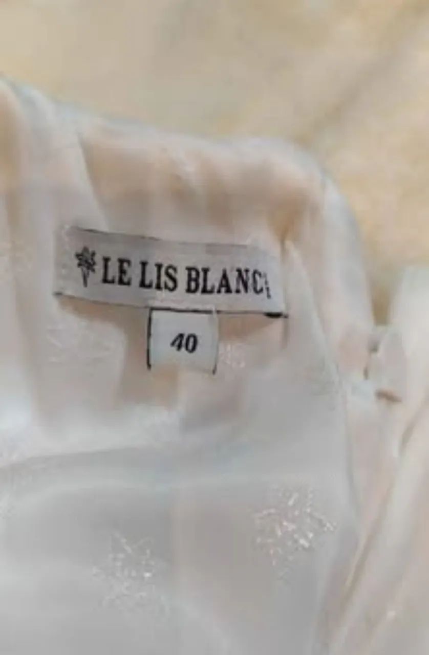 Vestido bege vintage com babados - Foto 5