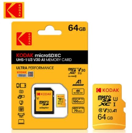 Cartão de memória 64GB KODAK original