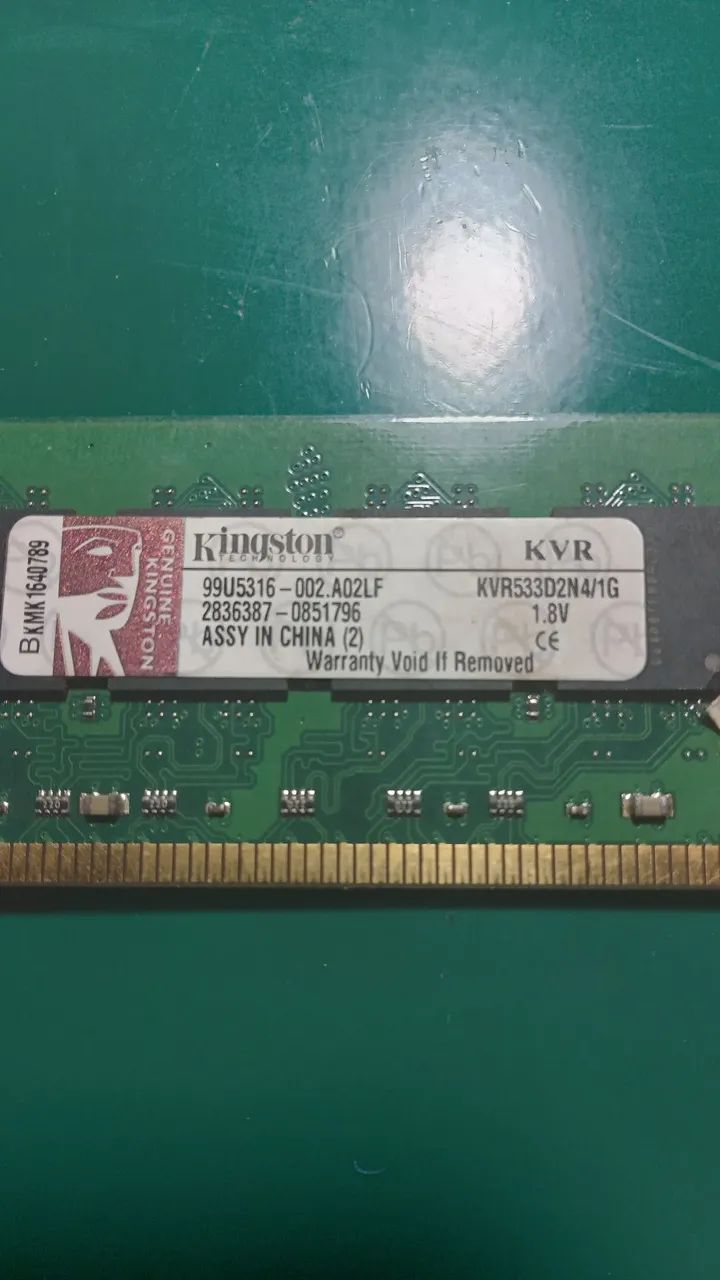 RAM DDR2 1GB Kingston - Foto 2